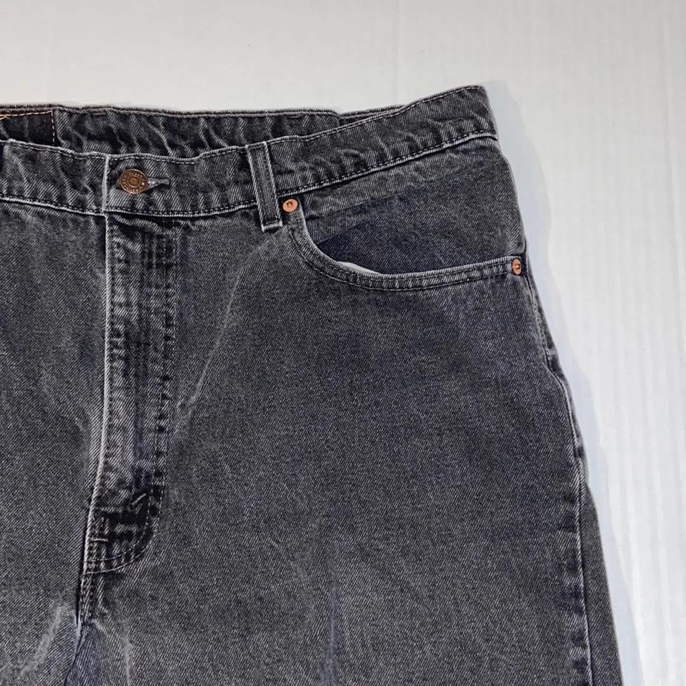Vintage Levi’s 550 Men’s Size W 40 L 32 Black Denim Jeans - Picture 5 of 13